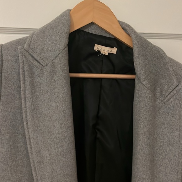 Bohme Long grey peacoat - Picture 2 of 5